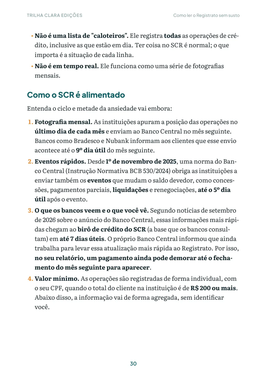 Como ler o Registrato